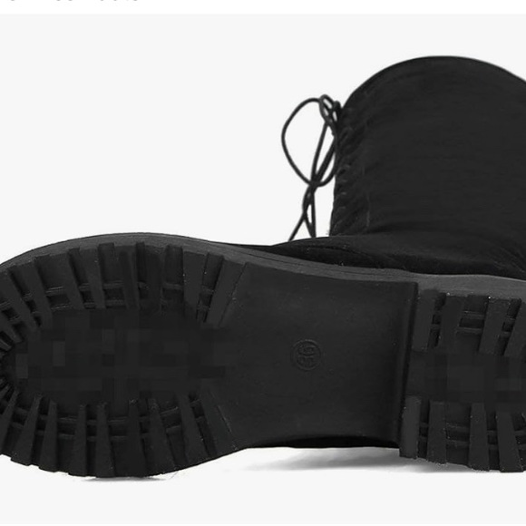 Thigh high combat boot lace ups - Picture 4 of 4